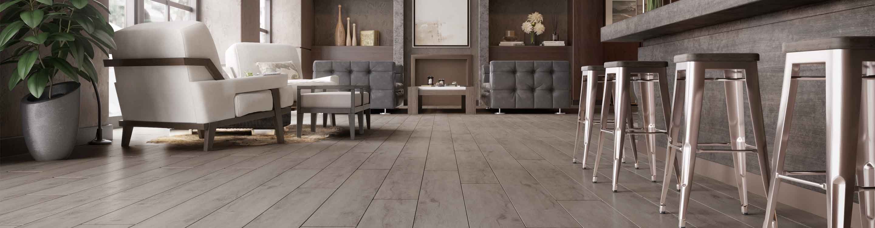 commercial flooring in Hudson hotel lobby